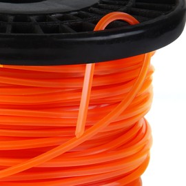 CHRORINE Strimmer Wire Cord Line Square 2.4mm x 75m Nylon Trimmer Brush Cutter Line Wire