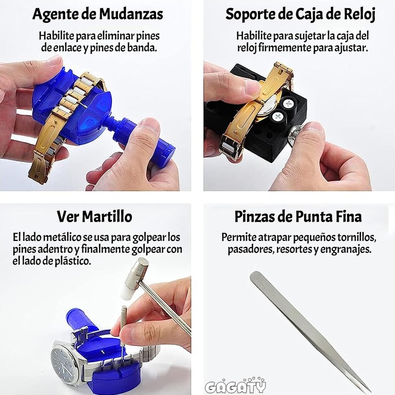 Kit de Reparación de Relojes 147 en 1 GAGATY para