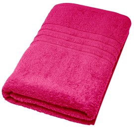 Lashuma London Shower Towel 70 x 140 cm Red Rhubarb with Reserved for Grandma, Gift