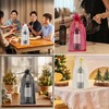 pson 12Pcs 5.9 x 15 Inch Organza Wine Bags, Sheer