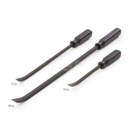 Tekton LSQ42103 Angled Tip Handled Pry Bar Set, 3-Piece (12, 17, 25 in.)