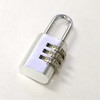 Waki Sangyo TW-924 Aluminum Padlock, Dial Type, 0.8 inches (20