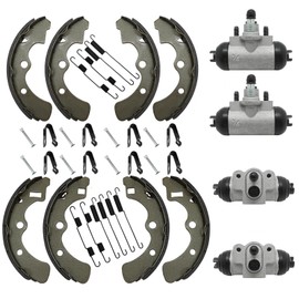M MATI Wheel Cylinder Brake Shoe Front Rear All for Kawasaki Mule 2520 2510 2500 2030 2020 2010 1000 Diesel KAF450 KAF540 KAF620 KAF950 1988-2000 43092-1053 43092-1054 41048-1078 41048-1079
