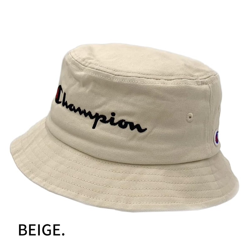 Champion Big Logo Bucket Hat, Men's, Women's, beige