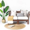 Hofdeco Neutral Decorative Throw Pillow Cover ONLY, for Couch, Sofa,