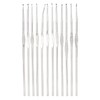 12 Pcs Crochet Needle Set Aluminum Oxide Weaving Sewing Knitting