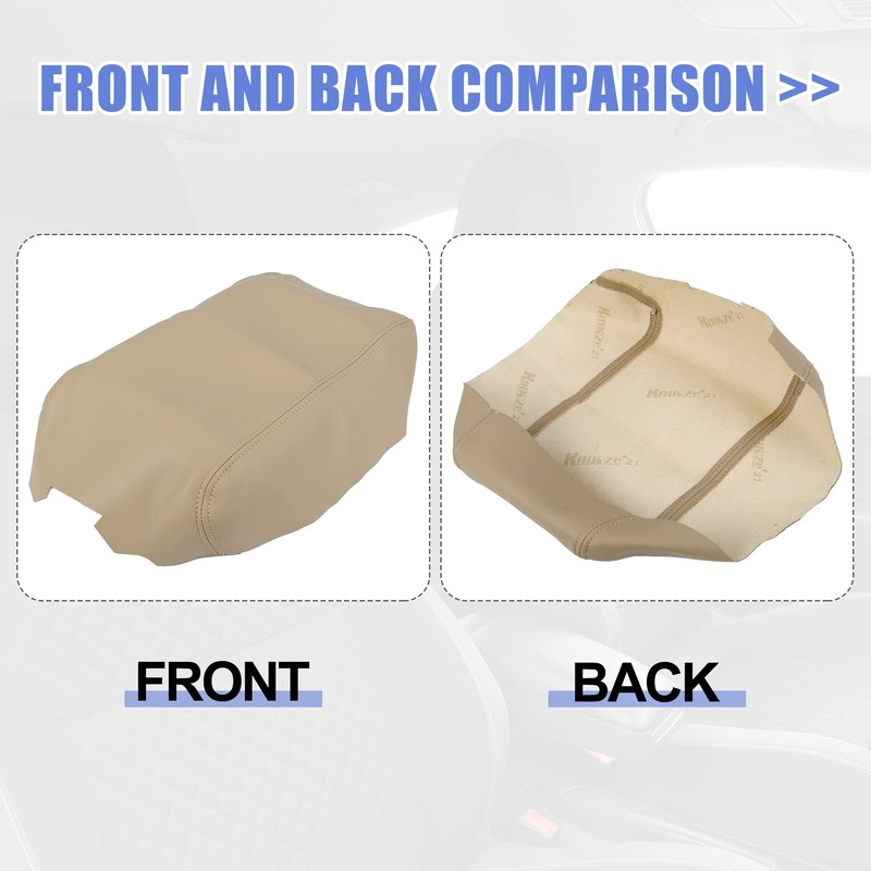 X AUTOHAUX Car Center Console Lid Armrest Seat Box Cover