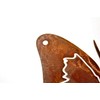 Rostikal Set of 4 Rust Decorative Butterfly 12 x 12