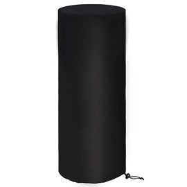 Shusmda Patio Heater Covers Waterproof Outdoor Heater Cover 210D Oxford Waterproof, Windproof, Around 50X50X120 cm, black