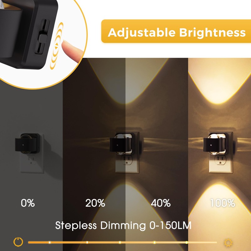 L LOHAS LED Night Light Projector, Night Lights Plug into