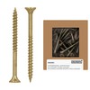 HELPMATE - Universal Screws Countersunk Head 4.0 x 50 Yellow
