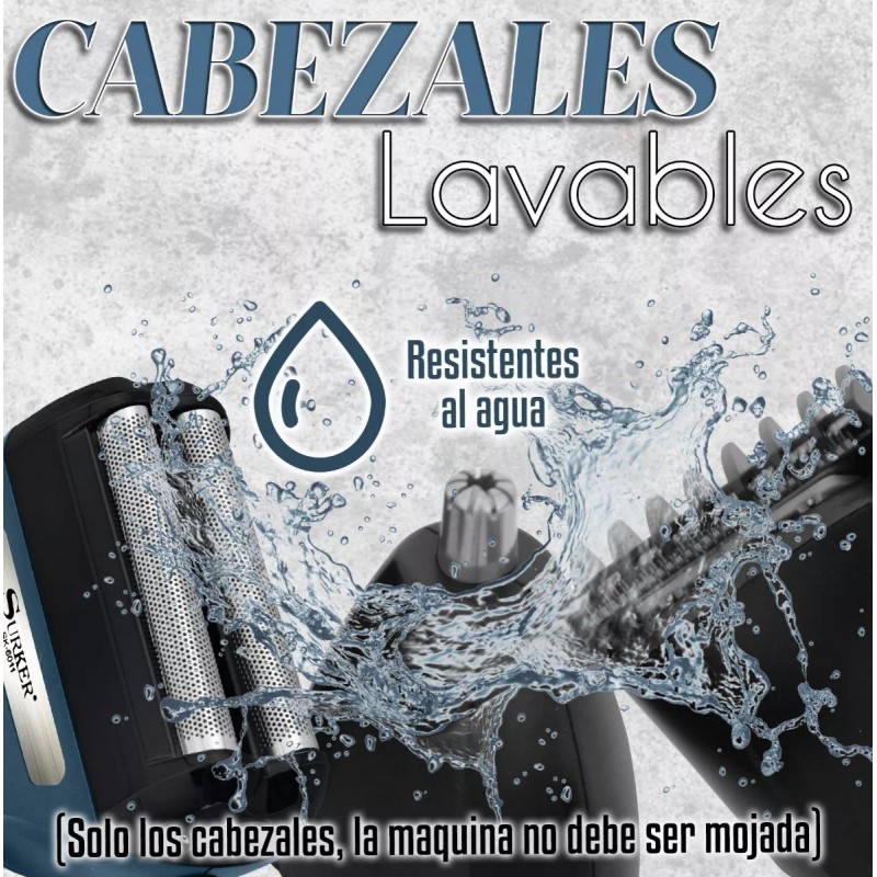 Surker Rasuradora Afeitadora Surker Cabezal Intercambia 3 En 1 Usb