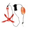 CLSSLVVBN Kayak Anchor Set Including Grappling Hook and Durable Nylon