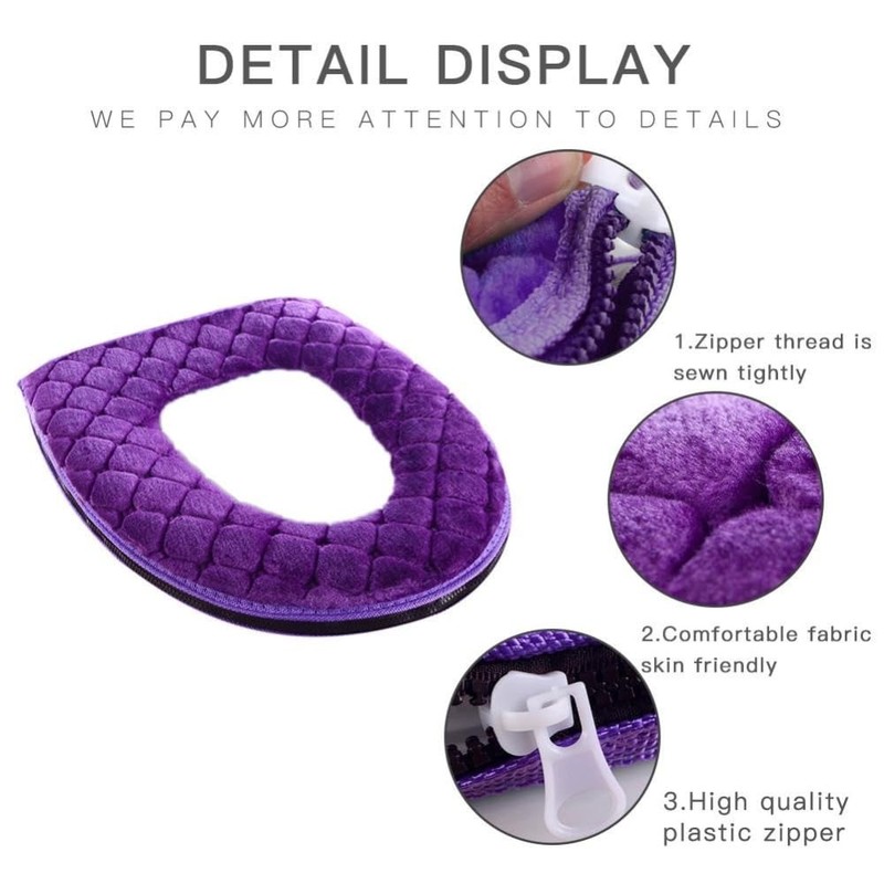 Soft Toilet Seat Cushion Washable and Comfortable Toilet Seat Cover
