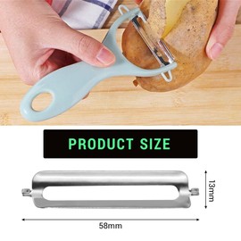 Pack of 3 Peeler Tupper, Peeler Replacement Blade for Tupperware Peeler, Stainless Steel Blades Peeler, for Carrot Peeler, Cucumber Peeler, Potato Peeler