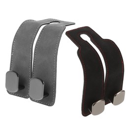 Alipis 2pcs Car Seat Hanger Headrest Hooks for Bags Lightweight Automotive Accessory Easy to Install Car Hooks for Organizing Backseat Items Secure Practical Design Grey Colors