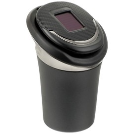Carmate DZ384 Solar Ash X Car Ashtray, Carbon Style, Plated