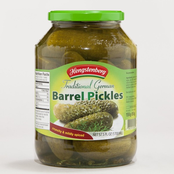 Hengstenberg Barrel Pickles 57.5 OZ(Pack of 3)