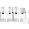 4 Pcs 50ml/1.7oz Airless Pump Jar Refillable Vacuum Pump Dispenser