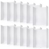 12 Pcs White Trifold Poster Board Cardboard Presentation Board Science