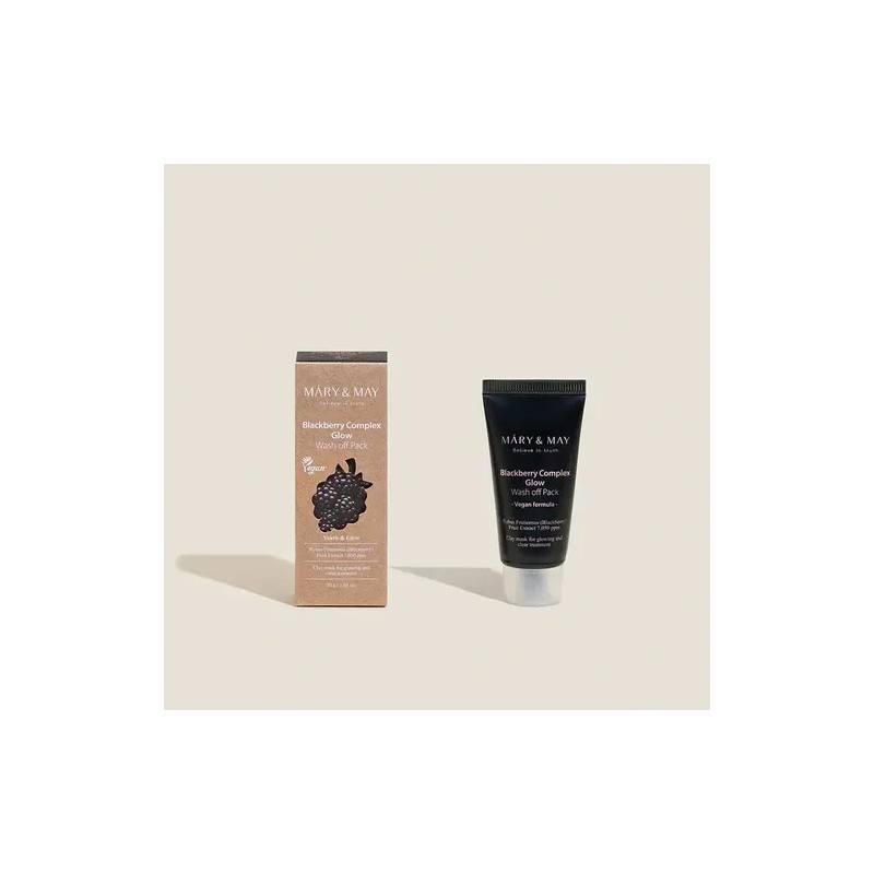 Mary & May Vegan Blackberry Complex Glow Wash Off Pack