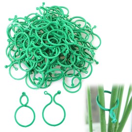 Pack of 200 Plant Clips Attachment, Secured Plant Clip, Plastic Climbing Plant Clips, Small Plant Clips for Trellis and Attachment of Plants Plant Clips Plant Clips, blue