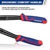 WORKPRO 14-Inch Bolt Cutter, Tri-Material Handle with Comfort Grip, Chrome
