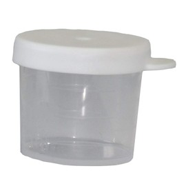 60x Schnappdeckeldose Laboratory Measuring Jug with Scale 6ml