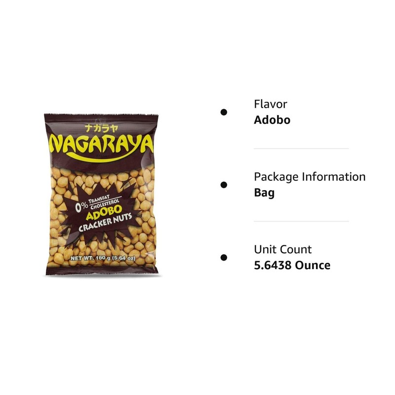 Cracker Nuts (Adobo Flavor) - 5.64oz (Pack of 6)