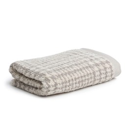 Möve Brooklyn Glencheck, Hand Towel 50 x 100 cm Nature/Cashmere