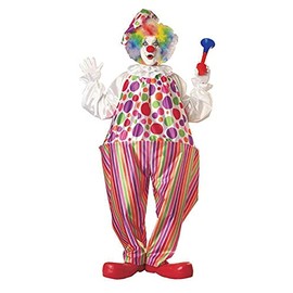Rubie's mens Snazzy Clown Costume Party Supplies, Multicolor, One Size US