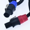 Arklove Heavy Duty Speaker Wire connectors speakon Adapter Cable Connector