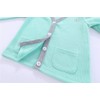 Mud Kingdom Chaqueta tipo cárdigan para niños pequeños bordada casual,