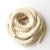 NBK 綿ロープ 甘打 W12mm×5m巻 生成 S3-1