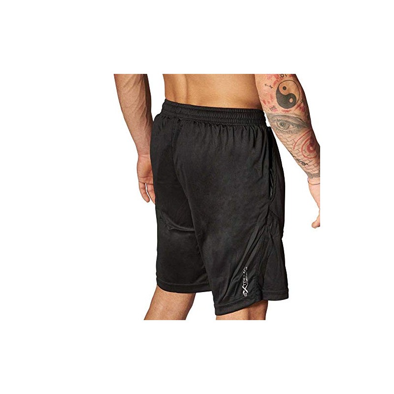 LEONE 1947, ABX112 Logo Shorts Black, black