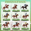 9 Pcs Derby Decor for Table Horse Racing Wooden Table