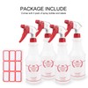 Uineko Plastic Spray Bottle (4 Pack, 24 Oz, All-Purpose) Heavy