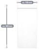 com-four® 100 x Ziplock Bags - Transparent Bags with Pressure