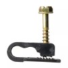 Skywalker Dual Cable Flexible Screw Clips (Screw Depth: 7/8", Black,