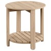 Coaster Fowler 1-shelf Round Engineered Wood End Table Natural