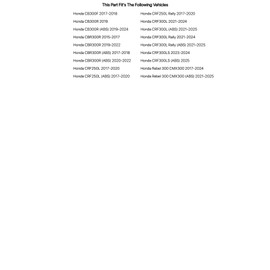 Tusk First Line Oil Filter For Honda Rebel 300 CMX300 (ABS) 2021-2024