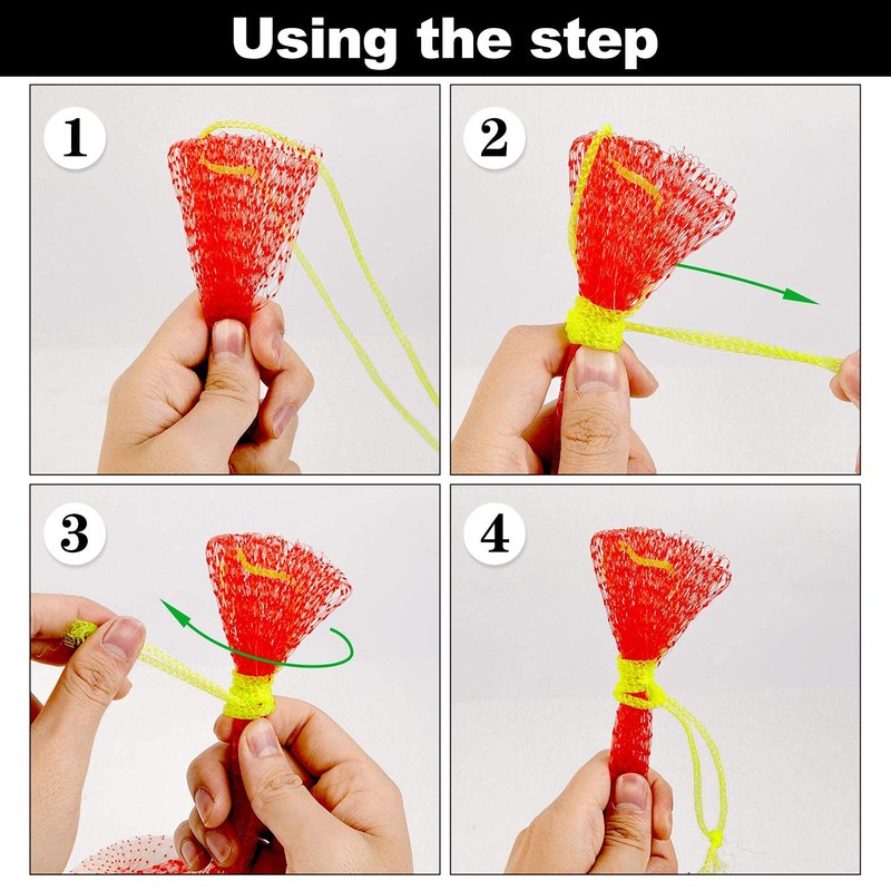 Melon Hammock Watermelon Nets, 18inch 100pcs Heavy Duty Watermelon Net