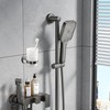 Wall Mount Toothbrush Holder with Frosted Glass Cup, Toothbrushes Toothpaste