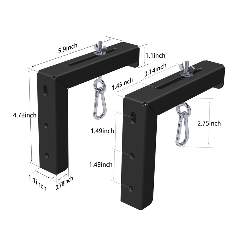 UineHiot Projector Screen Mount, Wall Mountable, Compatible with Most Projectors,