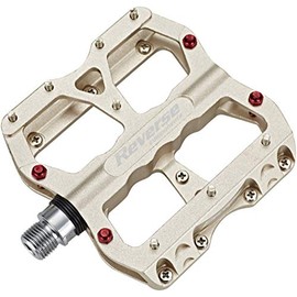 Reverse Escape Flat Bicycle Pedal MTB Downhill Sand/Metallic