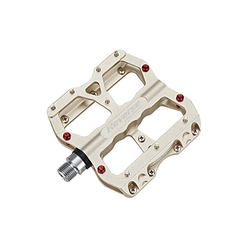Reverse Escape Flat Bicycle Pedal MTB Downhill Sand/Metallic