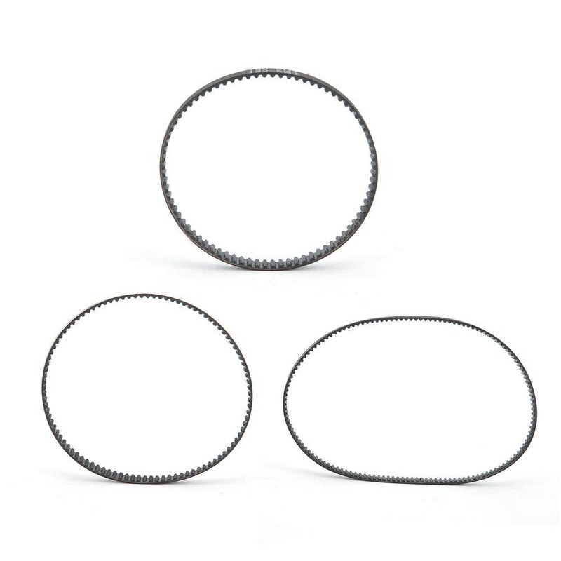 5 Pieces/Pack Timing Belt, GT2-6 mm Rubber Black Synchronous Closed