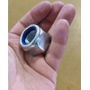 M22 Locking Nyloc Hex Nut 22mm Metal Steel Sheet Zinc