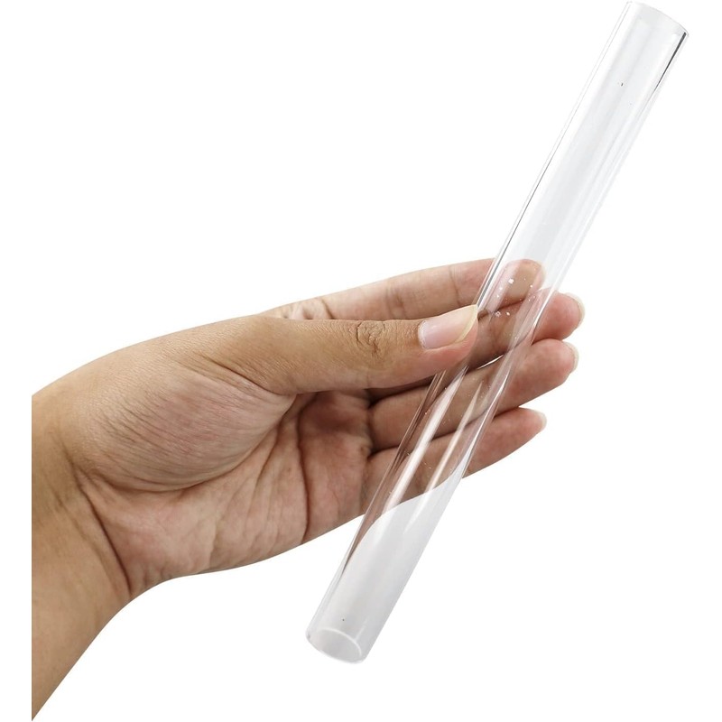 2-Piece Hollow Ultra Smooth Clay Rollers - Solid Acrylic Tube