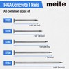 meite 14 Gauge Concrete Nails 2-1/2 Inch Leg T-Nails for